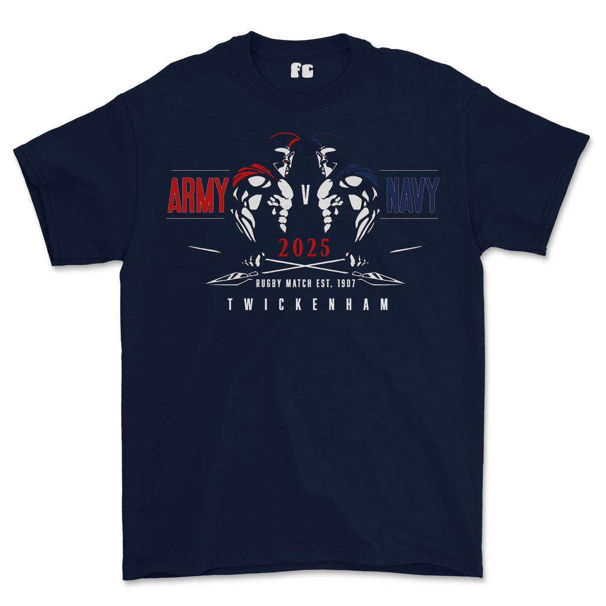 Army V Navy 2025 Gladiators Printed T-Shirt