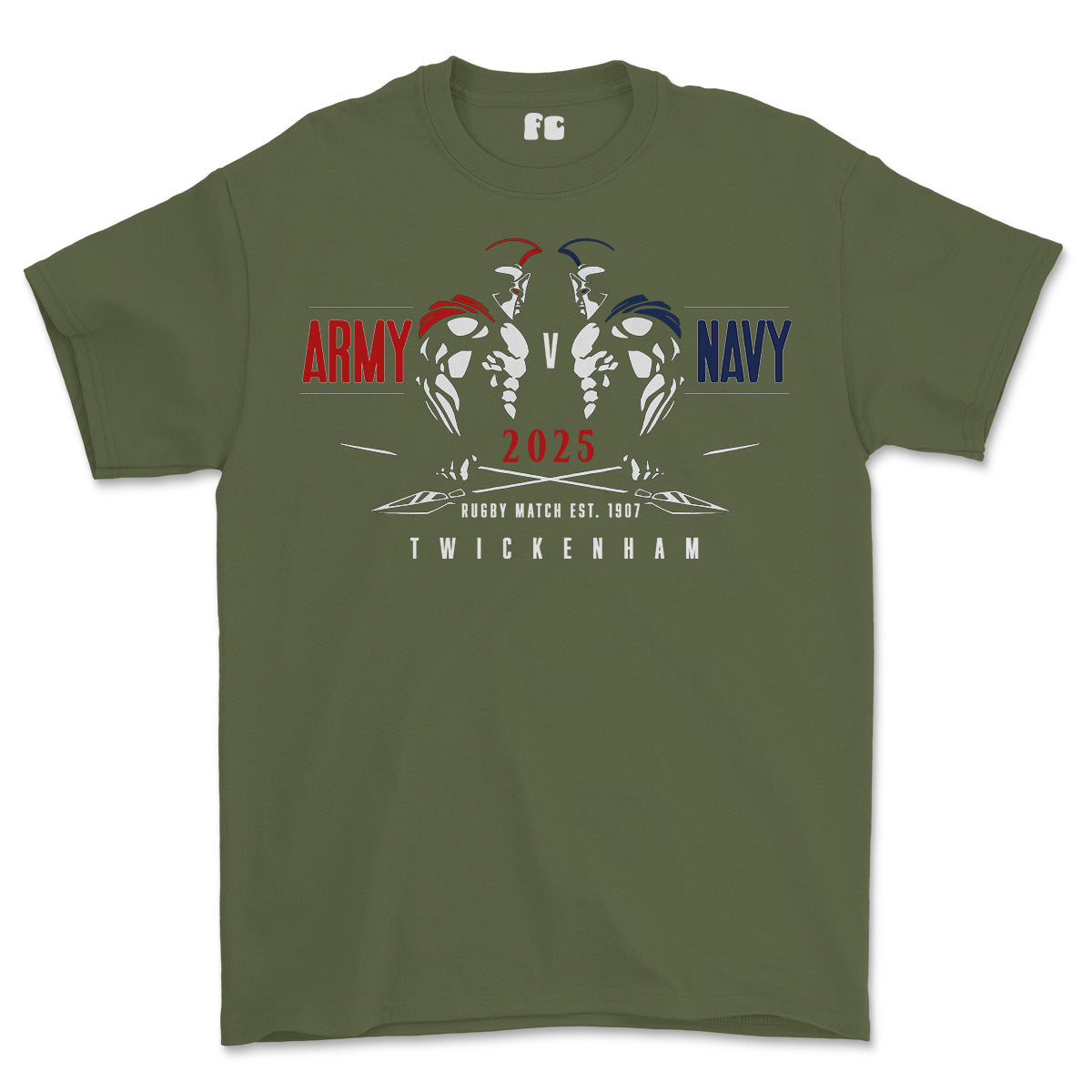 Army V Navy 2025 Gladiators Printed T-Shirt