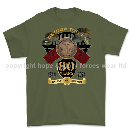 Arnhem 80 A Bridge Too Far Commemorative Printed T-Shirt