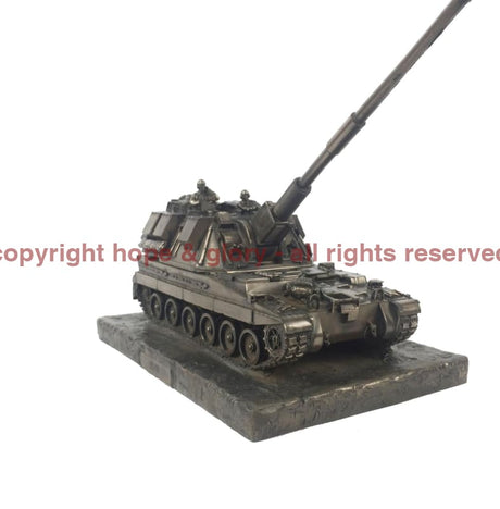 AS-90 Artillery System Bronze Statue