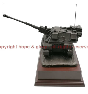 AS90 Self Propelled Gun Cold Cast Bronze Statue