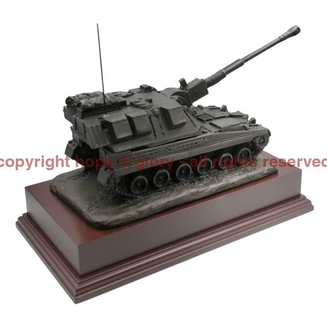 AS90 Self Propelled Gun Cold Cast Bronze Statue