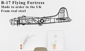 B-12 Flying Fortress Metal Wall Art