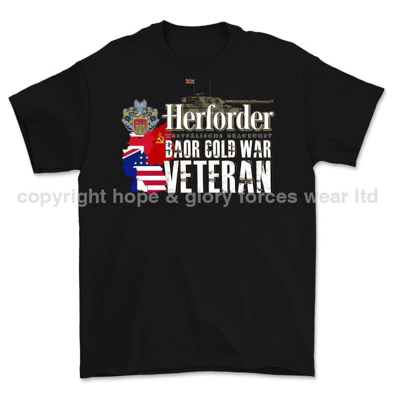 BAOR Herforder Cold War Veteran Printed T-Shirt