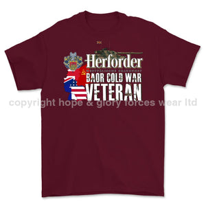 BAOR Herforder Cold War Veteran Printed T-Shirt