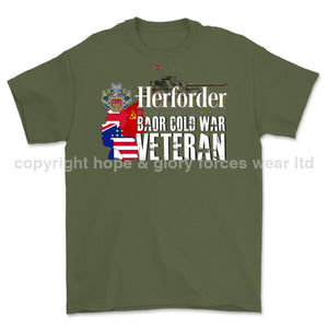 BAOR Herforder Cold War Veteran Printed T-Shirt