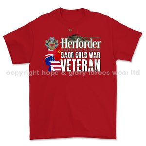 BAOR Herforder Cold War Veteran Printed T-Shirt