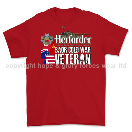 BAOR Herforder Cold War Veteran Printed T-Shirt