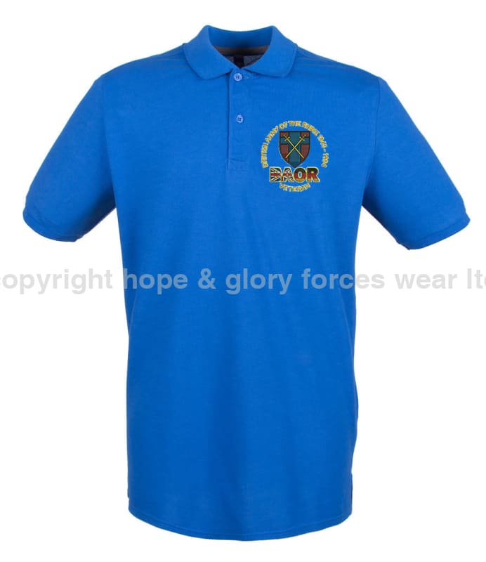 BAOR Veteran Embroidered Polo Shirt