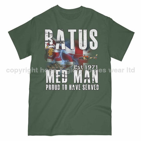 Batus Med Man British Army Printed T-Shirt