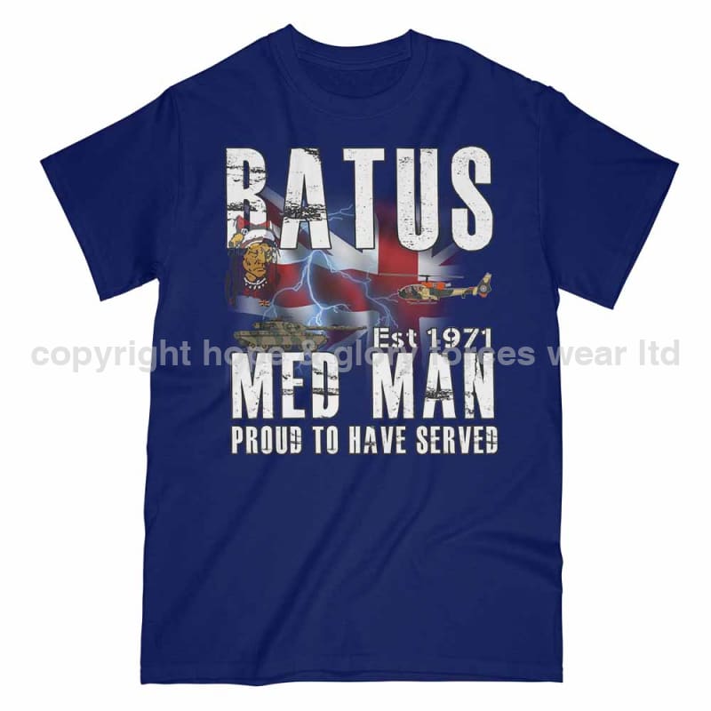 Batus Med Man British Army Printed T-Shirt