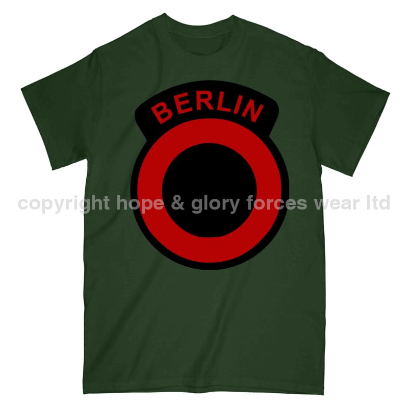 Berlin Brigade Military Printed T-Shirt