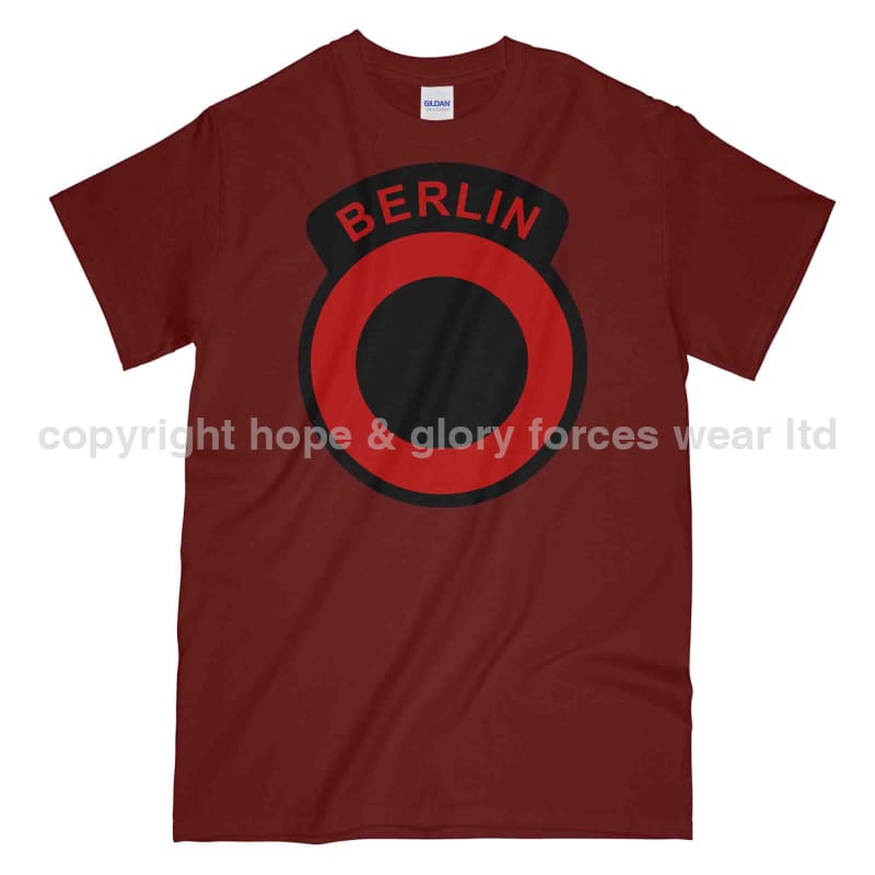 Berlin Brigade Military Printed T-Shirt