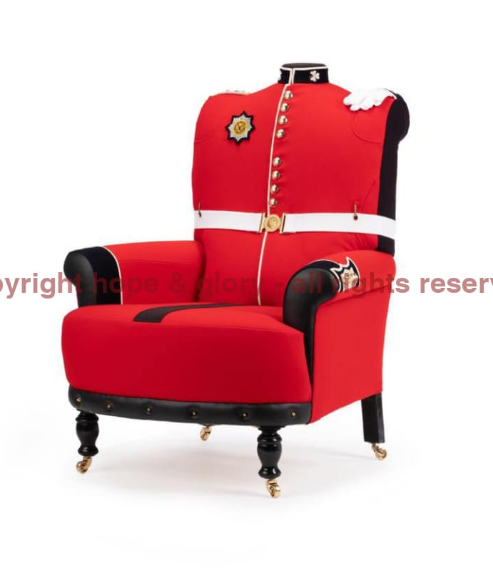 Military Chair - Bespoke Military Uniform Themed Chairs