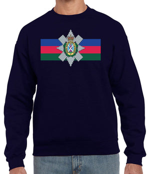 Black Watch Front Printed Sweater