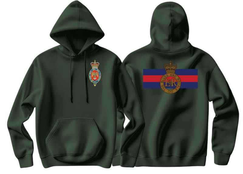 Blues and Royals BRB Double Side Printed Hoodie