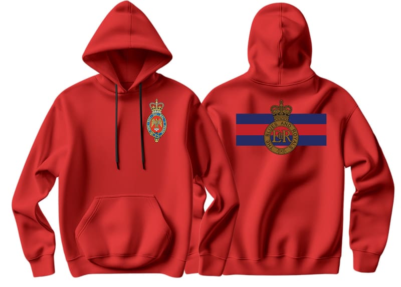 Blues and Royals BRB Double Side Printed Hoodie