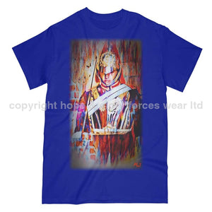 Blues And Royals Horse Guard Art Printed T-Shirt