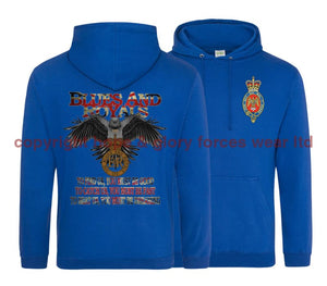 The Blues & Royals Eagle Double Side Printed Hoodie