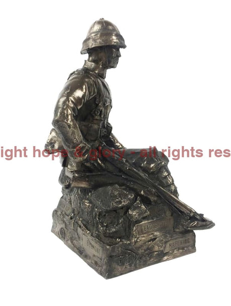 Boer War British Soldier Bronze Sculpture