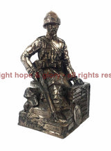 Boer War British Soldier Bronze Sculpture