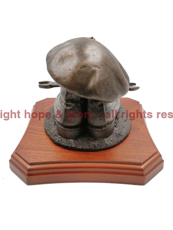 REME Boots and Beret with Spanner Cold Cast Bronze Statue