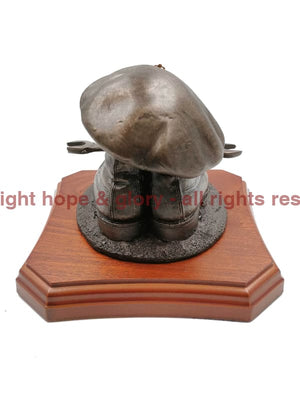 REME Boots and Beret with Spanner Cold Cast Bronze Statue