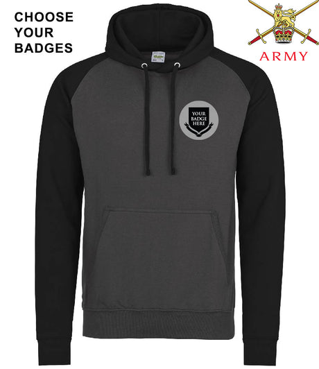 British Army Units Regimental Baseball Hoodie