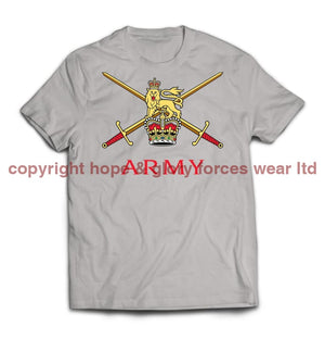 British Army Crossed Swords Printed T-Shirt