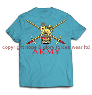 British Army Crossed Swords Printed T-Shirt