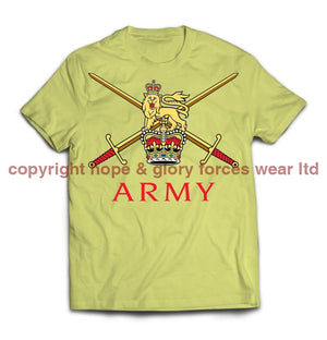 British Army Crossed Swords Printed T-Shirt