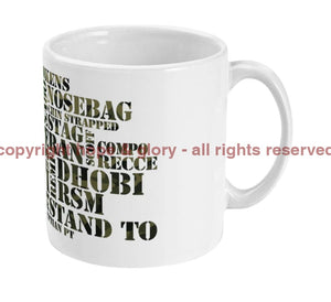 BRITISH ARMY JARGON Ceramic Mug