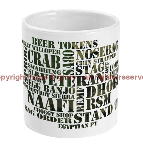 BRITISH ARMY JARGON Ceramic Mug