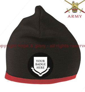 BRITISH ARMY REGIMENTS Embroidered Beanie Hat