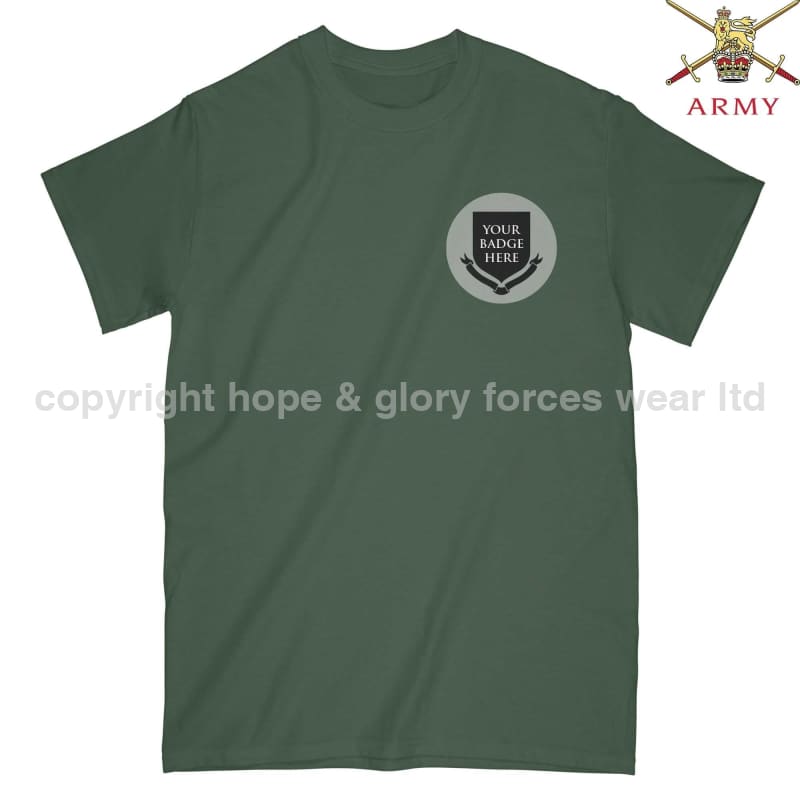 British Army Regiments Embroidered T-Shirt