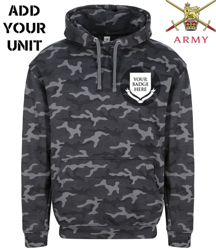 British Army Units Full Camo Hoodie