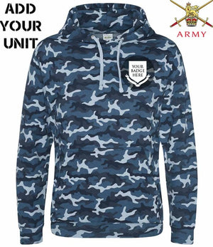 British Army Units Full Camo Hoodie