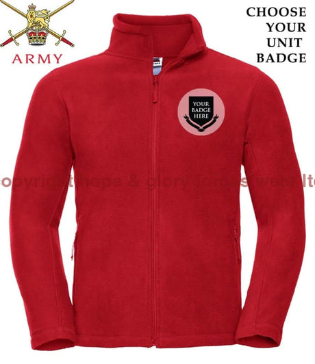 BRITISH ARMY UNITS Outdoor Fleece Jacket