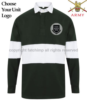 British Army Units Panelled Rugby Shirt