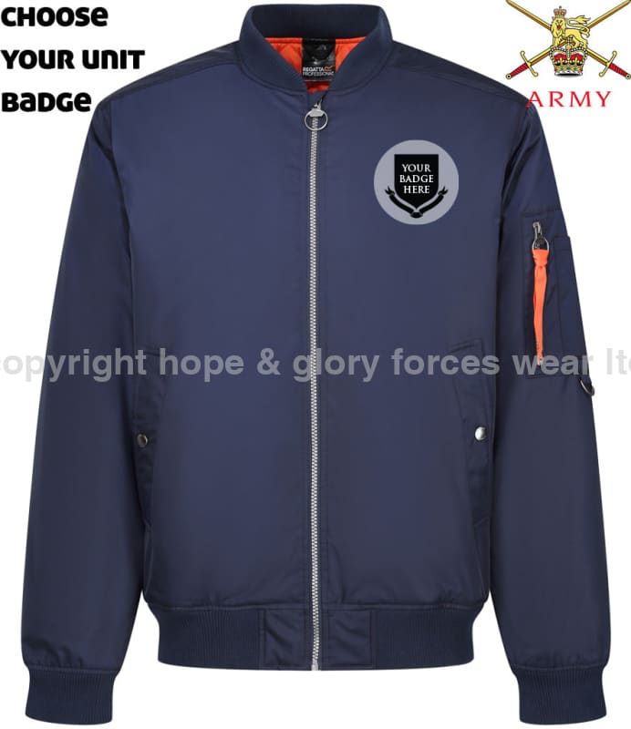 British Army Units Pro Bomber Jacket