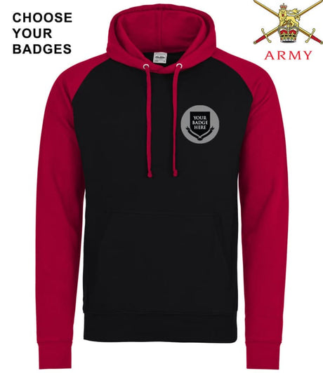 British Army Units Regimental Baseball Hoodie