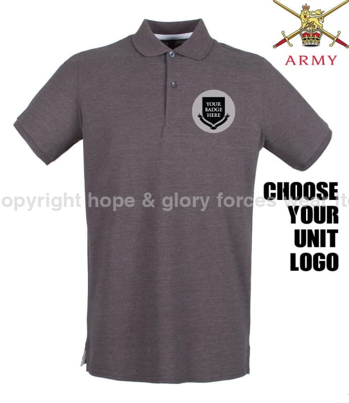 BRITISH ARMY UNITS Regimental Embroidered Polo Shirt