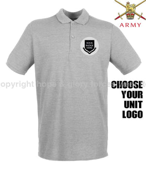 BRITISH ARMY UNITS Regimental Embroidered Polo Shirt