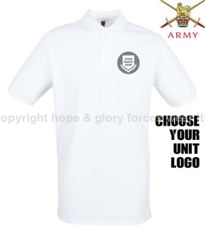 BRITISH ARMY UNITS Regimental Embroidered Polo Shirt