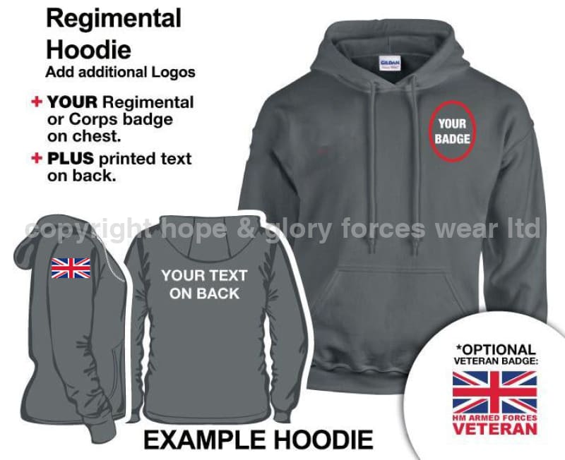 British Army Units Regimental Hoodie