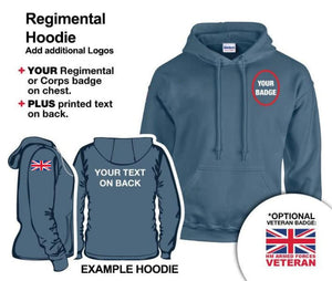 British Army Units Regimental Hoodie