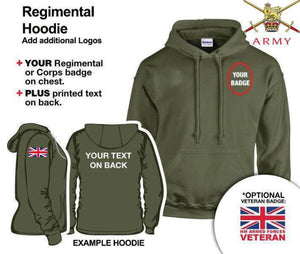 British Army Units Regimental Hoodie