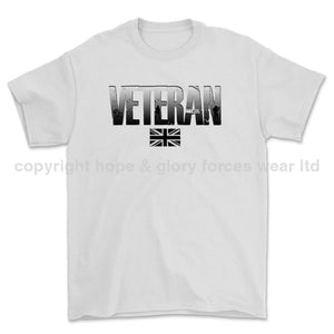 British Army Veteran Printed T-Shirt