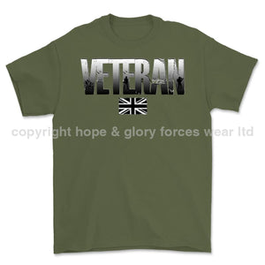 British Army Veteran Printed T-Shirt