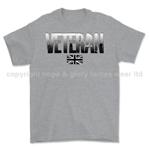 British Army Veteran Printed T-Shirt